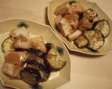 A picture of step 4 of Easy Eggplant and Chicken Breast Steam Bake.