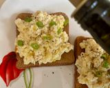 Φωτογραφία βήματος 6 της συνταγής Scrambled eggs με Cottage Cheese και χυμό
