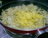 A picture of step 4 of Cabbage Coconut Stir Fry.