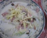 A picture of step 5 of Salmon & Chinese Cabbage Gratin Soup.