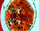 A picture of step 11 of Carrot Zarda Pulao.