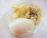 A picture of step 2 of Carbonara without Heavy Cream.