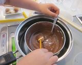 A picture of step 5 of Easy Chocolate Pops.