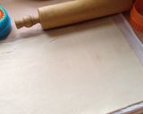 A picture of step 2 of Vickys Individual Apple & Custard Pies, GF DF EF SF NF.