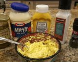 A picture of step 2 of Southern Style Thanksgiving Deviled Eggs!.
