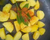 A picture of step 3 of Buttered potatoes suya wadges.