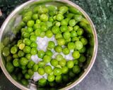 A picture of step 2 of Green Peas, Sabudana Balls (no,onion garlic).