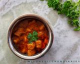 রাজস্থানী গাট্টে কি সব্জী রেসিপি ধাপ - 7 ছবি