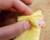 A picture of step 3 of Omelette Crepe Flower Decoration for Character Bento.
