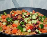 A picture of step 3 of Salsa Vegan Fried Rice.