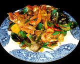 Foto langkah ke 11 dari resep Seafood Saus Padang Komplit (Seafood Asam Pedas Manis aka Seafood Tumpah).