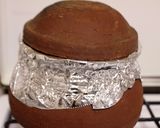A picture of step 6 of Matka Murgh Dum Biryani.