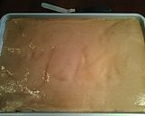 A picture of step 6 of Chocolate Ice Cream Roll Cake.
