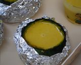 A picture of step 6 of For Halloween! Bocchan Kabocha Squash Pudding.