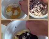 A picture of step 4 of AMIEs CHOCOLATE and PEAR CAKE.
