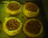 A picture of step 9 of Easy manwich in bread bowl.