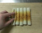 A picture of step 1 of Fragrant Shiso, Chikuwa Fish Stick and Nori Seaweed Fried Morsels.