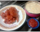 Foto langkah ke 7 dari resep Fire chicken + BBQ sauce ala "Richeese Factory".