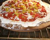 A picture of step 12 of The New Mexican Pizza.