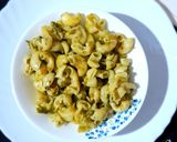 A picture of step 9 of Basil Pesto Chicken Pasta.