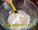 A picture of step 3 of Eggless Vanilla Sponge Cake.