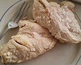 A picture of step 1 of Taisen's chicken fettuccine alfredo.