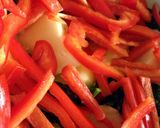 A picture of step 5 of Dutch oven one pot (Chicken and veggies).
