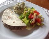 A picture of step 7 of Mexican-Style Tortillas and Bean Dip.