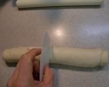 A picture of step 3 of Rolled and Cut Cinnamon Rolls.