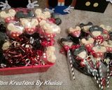 A picture of step 1 of Super Cute Mickey Ears Rice Krispie Treats.