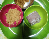 செம்பா புட்டு, சிவப்பு அரிசி புட்டு நாட்டு சர்க்கரை (Semba puttu recipe in tamil) ரெசிபி ஸ்டேப் 3 புகைப்படம்