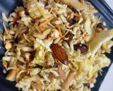 A picture of step 3 of Roasted gram chiwda namkeen.