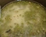 A picture of step 1 of Matar pulao.