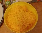 A picture of step 3 of Taisen's beef and bean enchiladas.