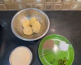 A picture of step 1 of Sooji Aloo Vada.