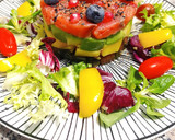 Foto del paso 3 de la receta: Tartar de salmón 🐟 aguacate 🥑 y mango 🥭