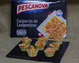 Foto del paso 2 de la receta: Tartaletas de carpaccio de langostinos