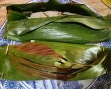 Foto langkah ke 5 dari resep Nasi Bakar Jamur isi Tuna.