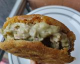 Foto del paso 5 de la receta: Arepa🫓🌽🌮 rellena de aguacate y pollo🥑🍗🫓