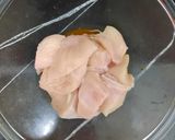 A picture of step 1 of Persian Joojeh Kebab (Saffron Chicken Kebab).