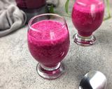 Foto langkah ke 3 dari resep Smoothies Oatmeal, Buah Naga, Sawi dan Jeruk.