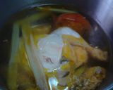 Foto del paso 1 de la receta Pollo empiñonado, en dos cocciones, menú completo