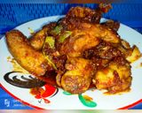 Foto langkah ke 4 dari resep Ayam bumbu bali pedas manis kecap.
