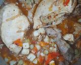 Foto del paso 3 de la receta: Pollo, verduras crudas y cocidas (cambalache de sabor)
