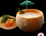 A picture of step 5 of Cantaloupe smoothie.