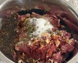 A picture of step 1 of Air Fry Lemongrass Lamb Bánh Mì.