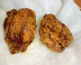 A picture of step 4 of Fried chicken kfc style.