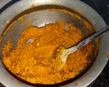A picture of step 4 of Besan ladoo.
