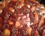 A picture of step 2 of chocolate apples in a cake mix.