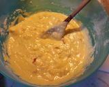 A picture of step 3 of Cheesy muffins with salami (or ham).